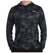 Hooded Long Sleeve Performance Shirt - Brand Values Camo