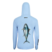 Long Sleeve Performance Shirt Light Blue (Tuna) New